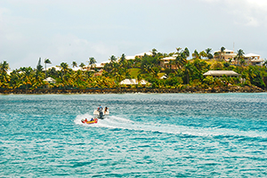 Jet skiing at Morris Bay